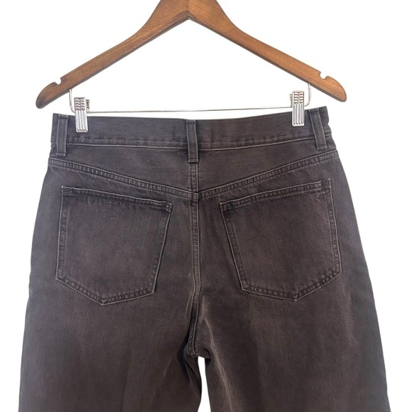 Madewell Long Denim Shorts- Black Bermuda Denim Shorts- Size 27 - Picture 8 of 13